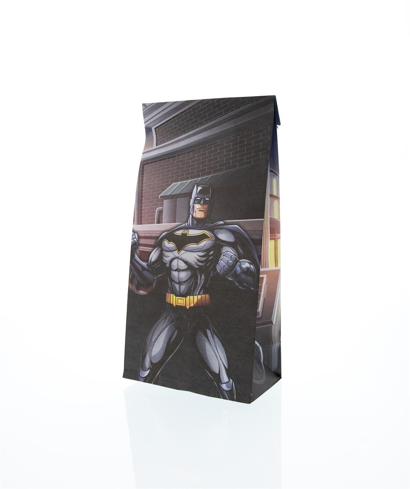 Batman Party-Tüte Papier inkl. Sticker 10 Stk. 9