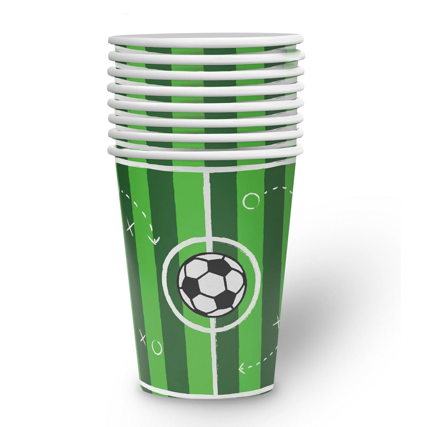 Becher Fußball Goal 8er-Pack 250  ml