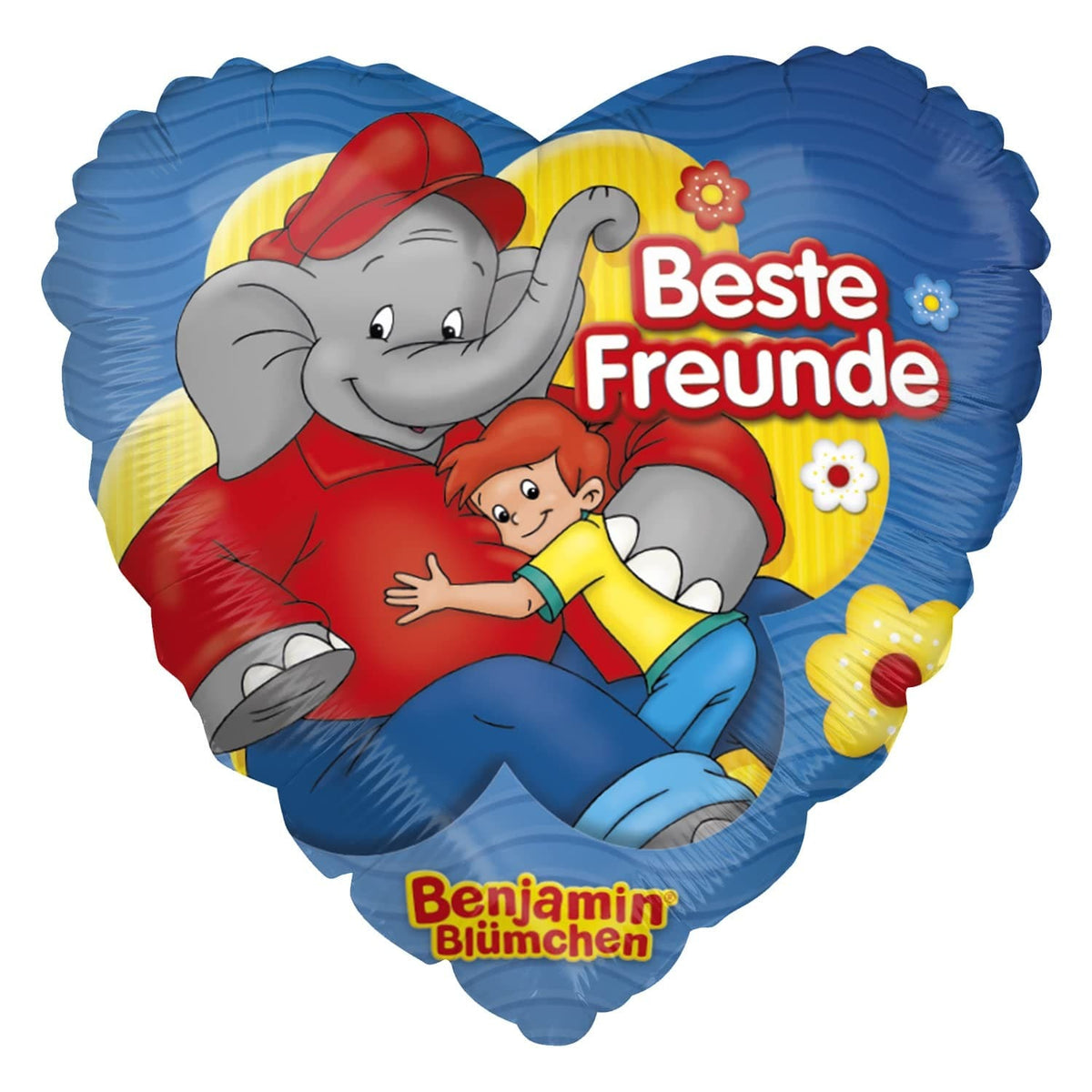 Benjamin Blümchen Folienballon - Herz Beste Freunde