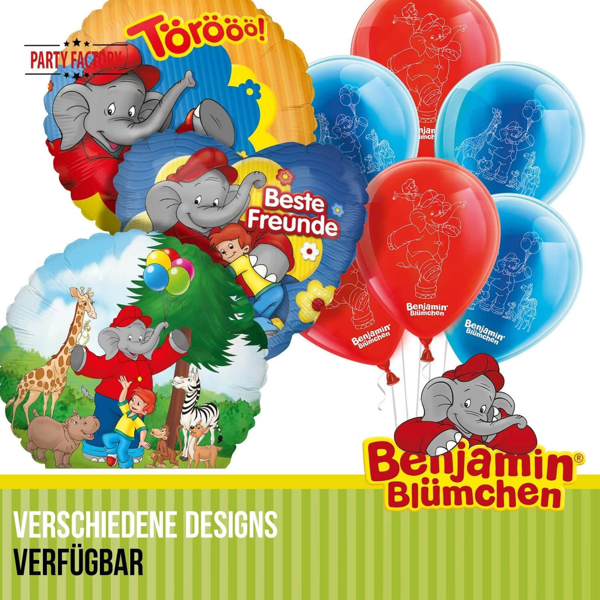 Benjamin Blümchen Folienballon - Herz Beste Freunde 4