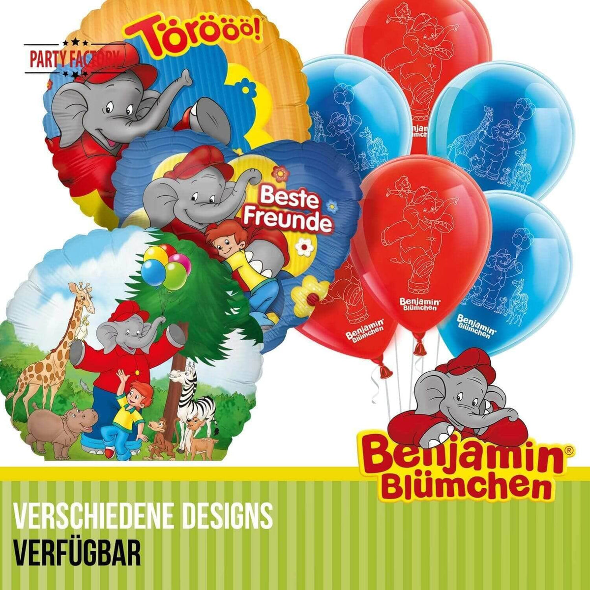 Benjamin Blümchen Folienballon - rund Törööö! 4