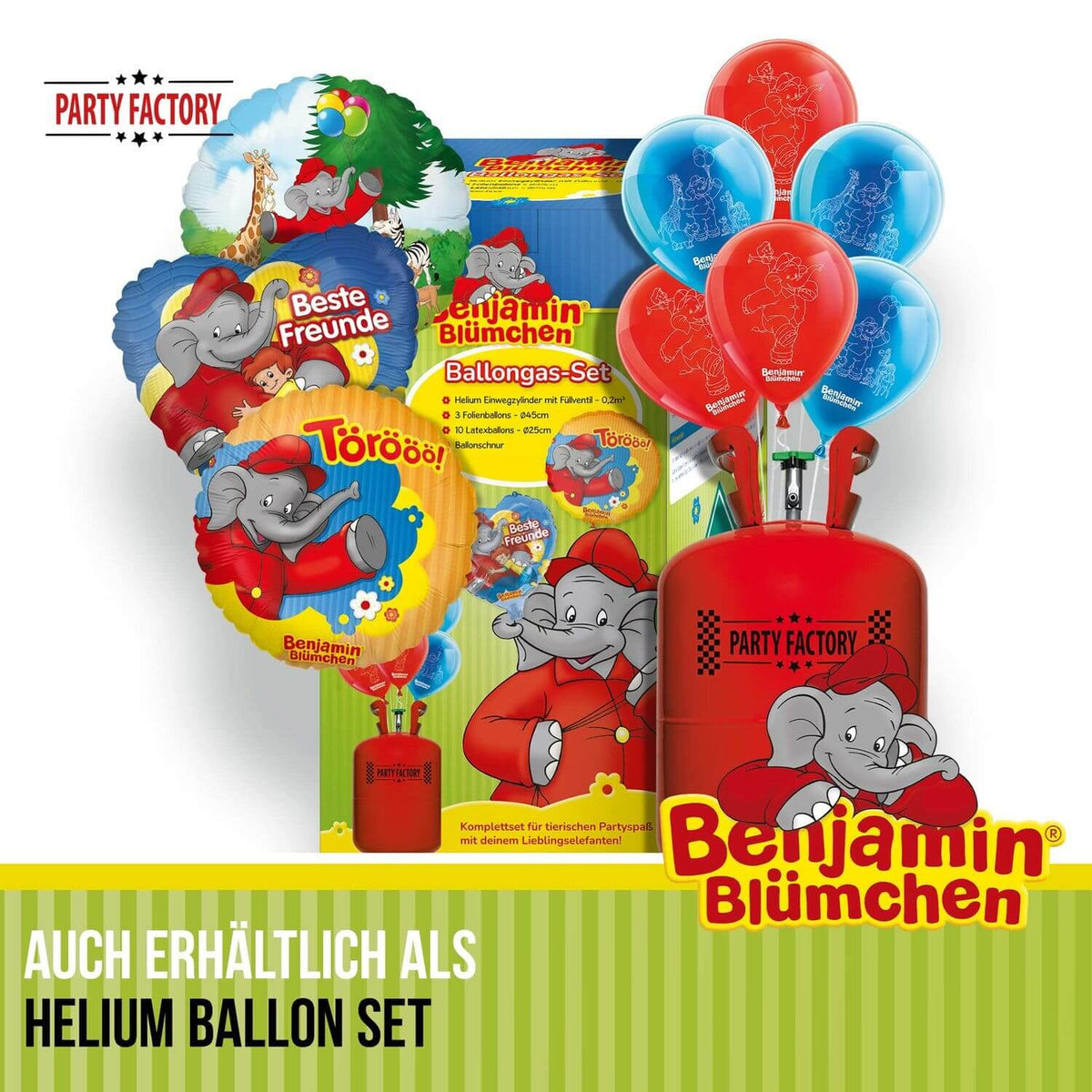 Benjamin Blümchen Folienballon - rund Törööö! 5