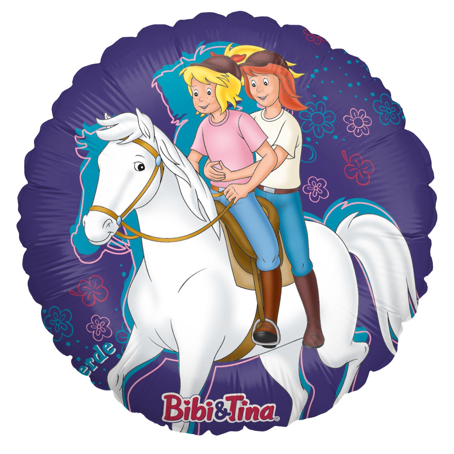 Bibi & Tina Folienballon - rund Forever 1