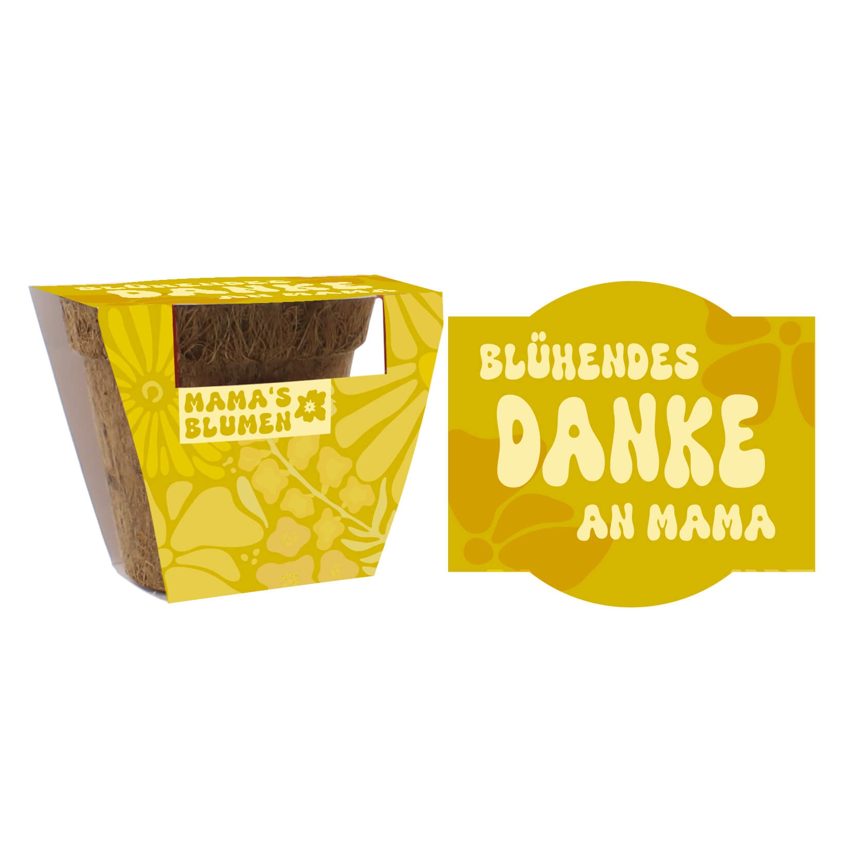 Blumengrüße blühendes Danke an Mama 1