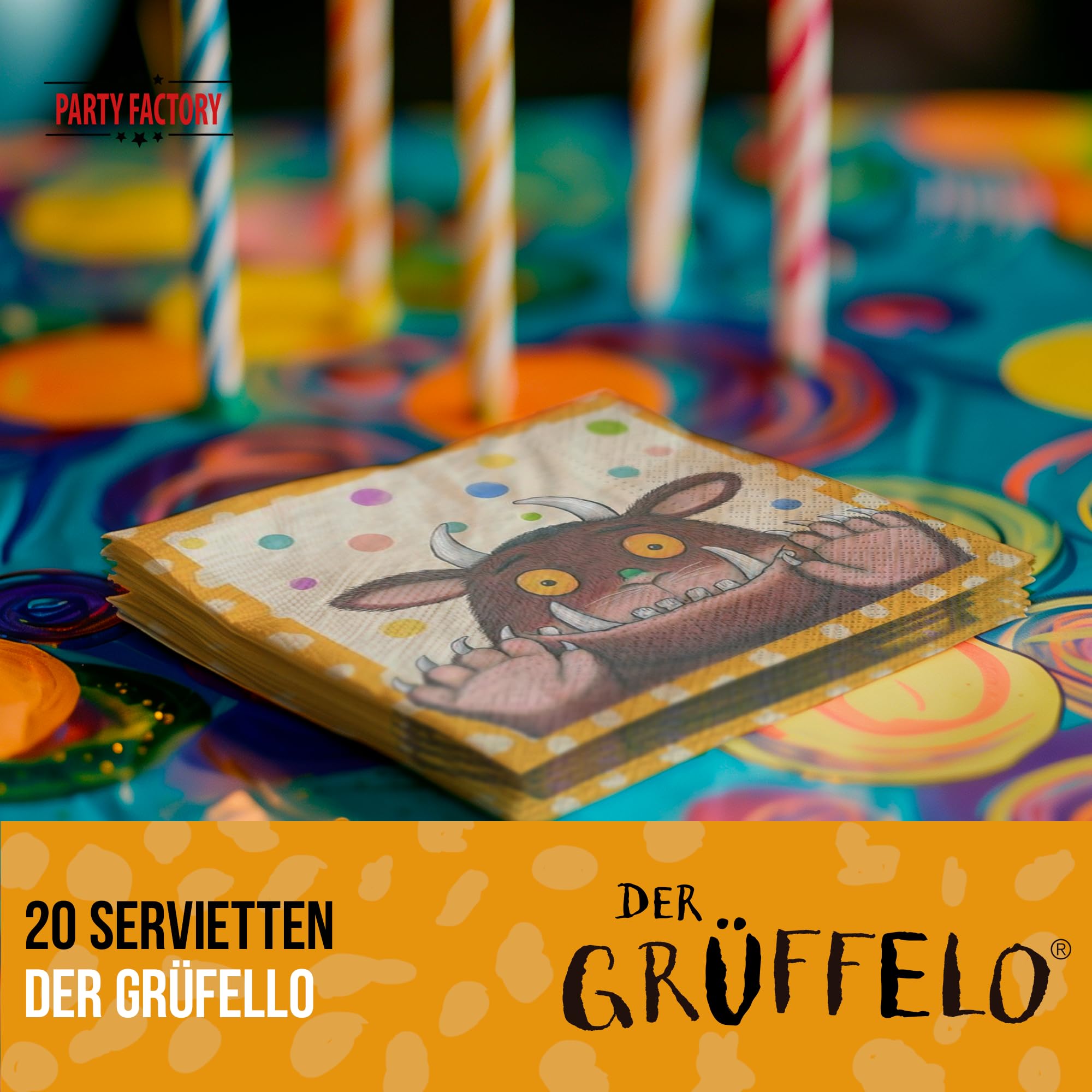 Der Grüffelo Servietten 3-lagig 20 Stück 3