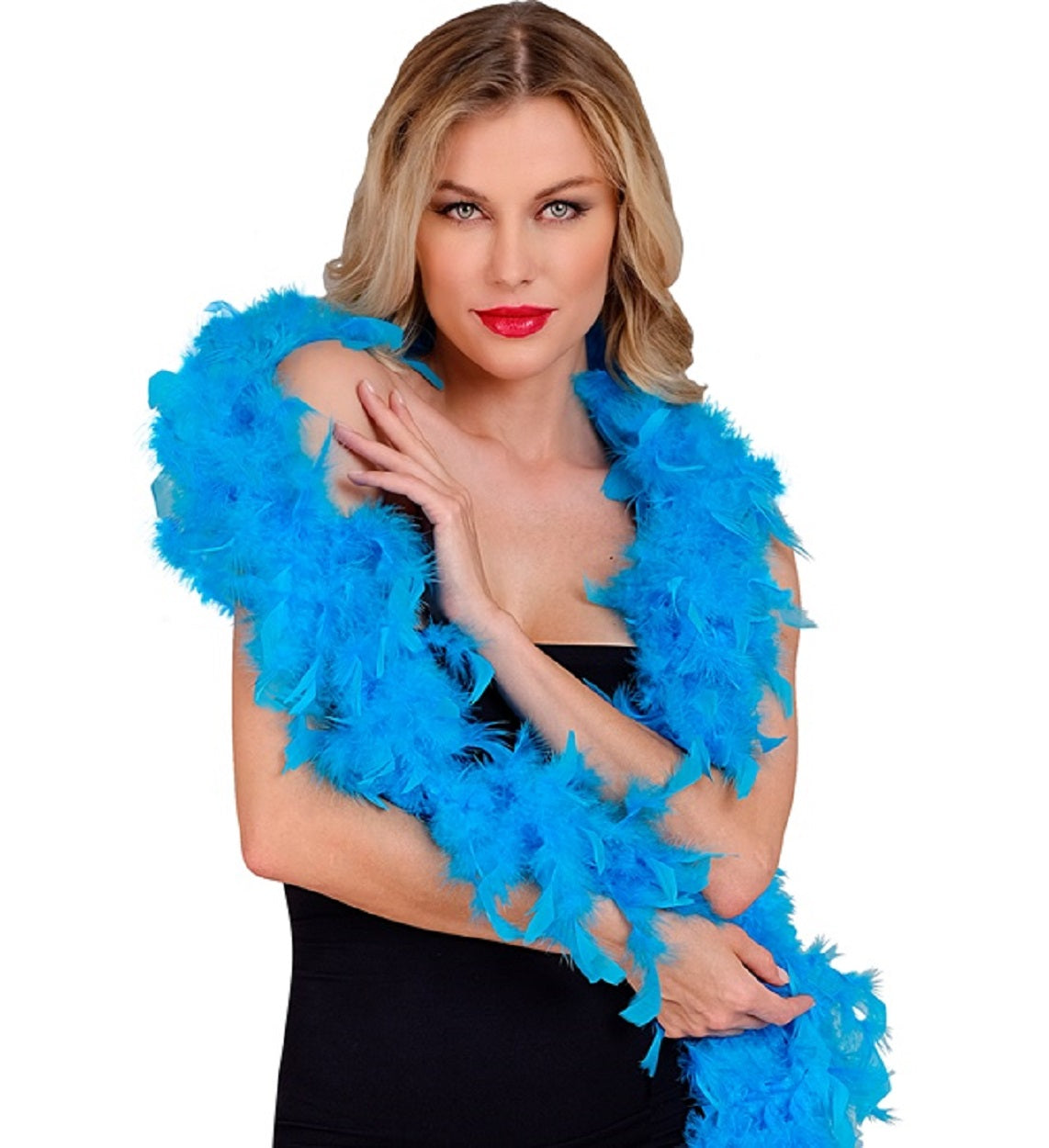 Federboa 180 cm 50 g Feder-Schal Damen Federschmuck Farbauswahl 8