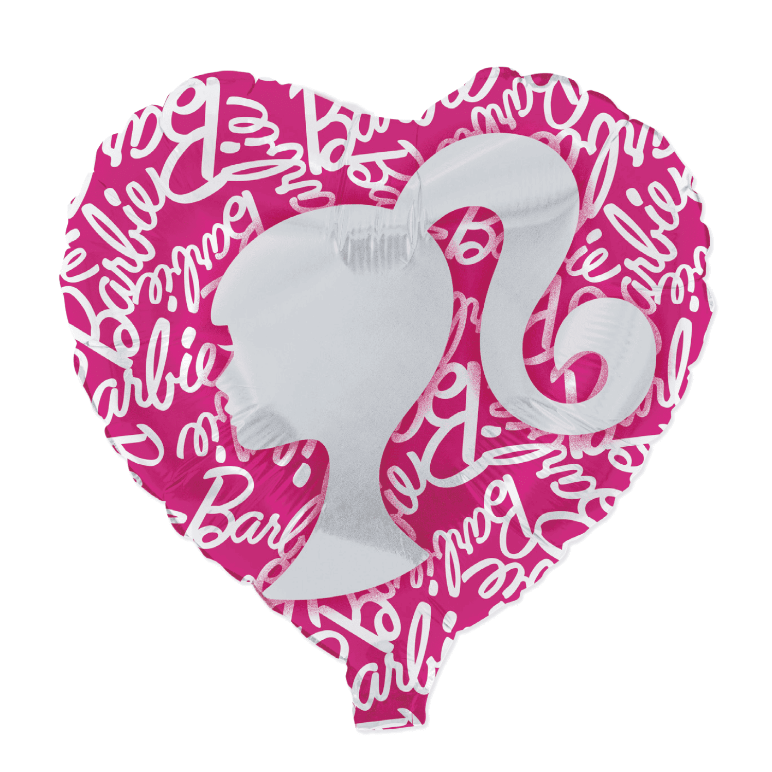 Folienballon Barbie Herz 45cm