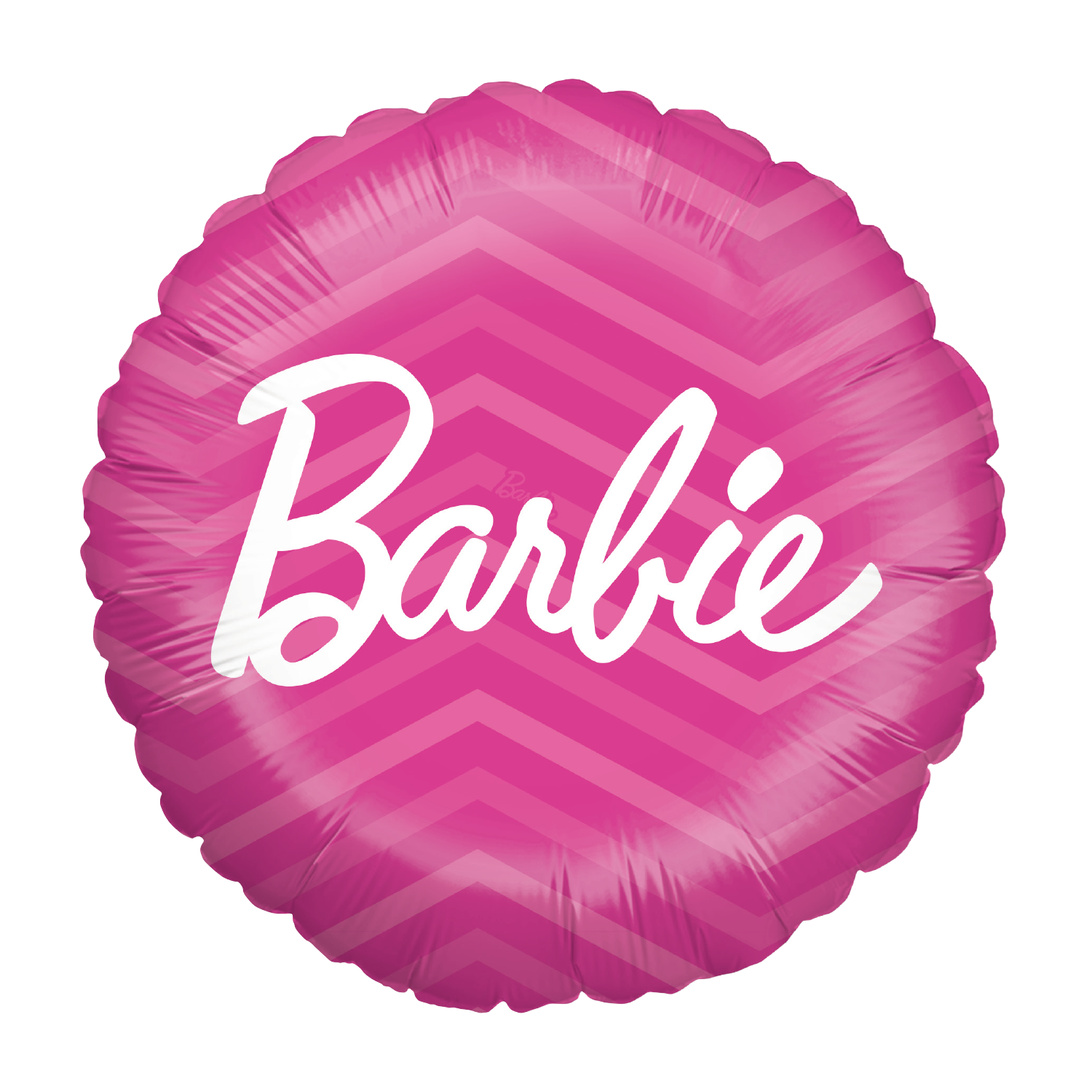 Folienballon Barbie pink rund ø45 cm