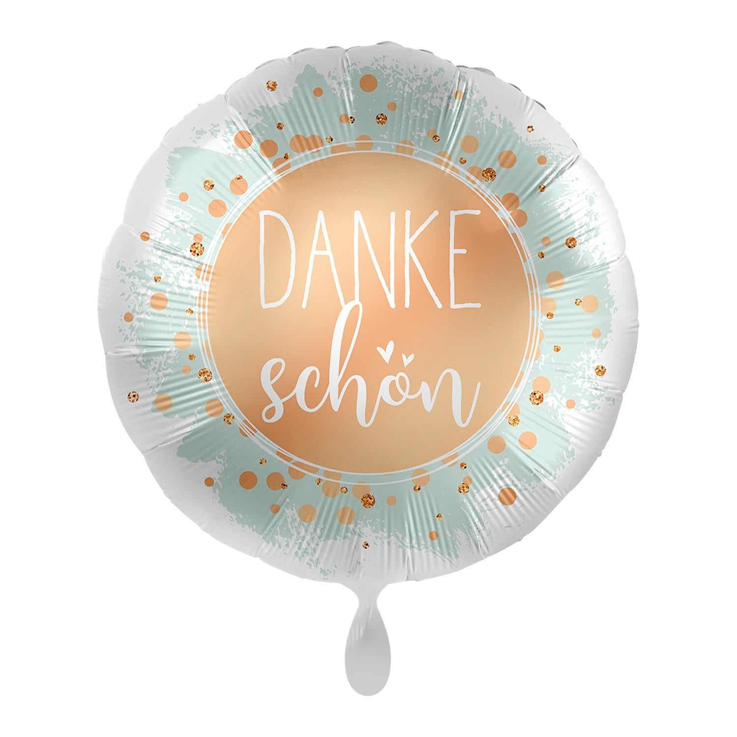 Folienballon Dankeschön ø43 cm Ballon für Freunde und Helfer Danksagung