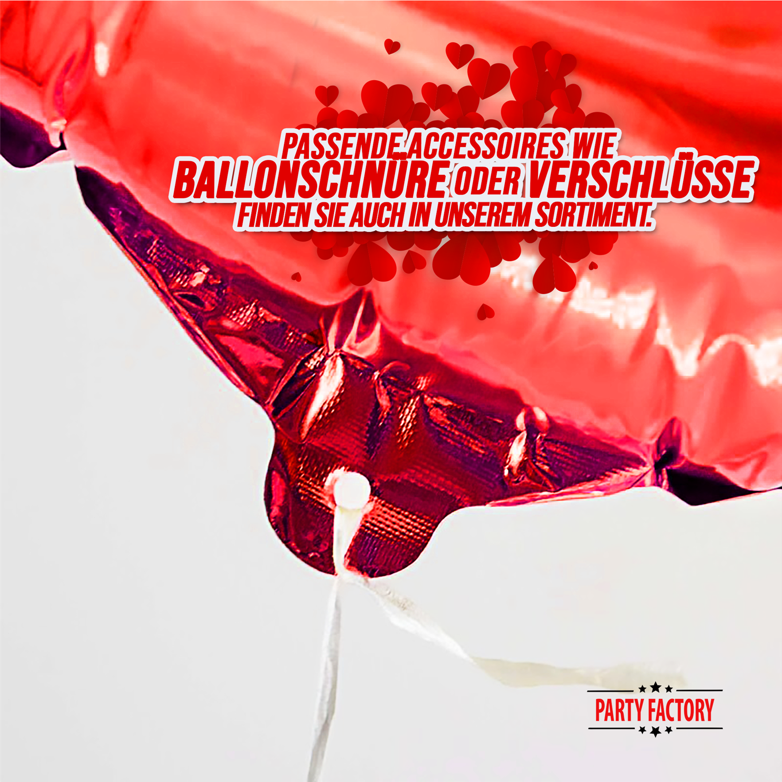 Folienballon Herz gold Herzen 45cm 6