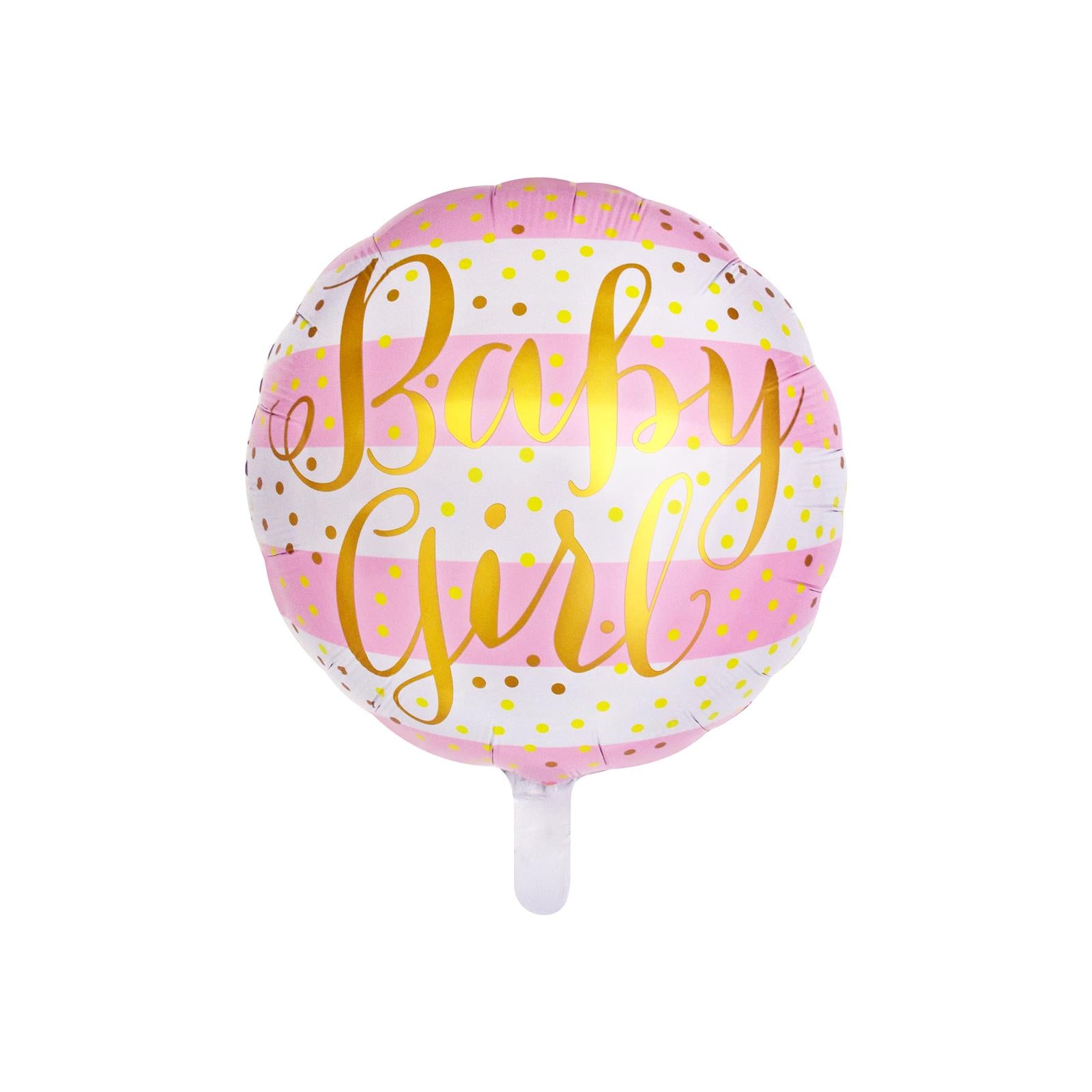 Folienballon Rund Baby Girl 45cm 8