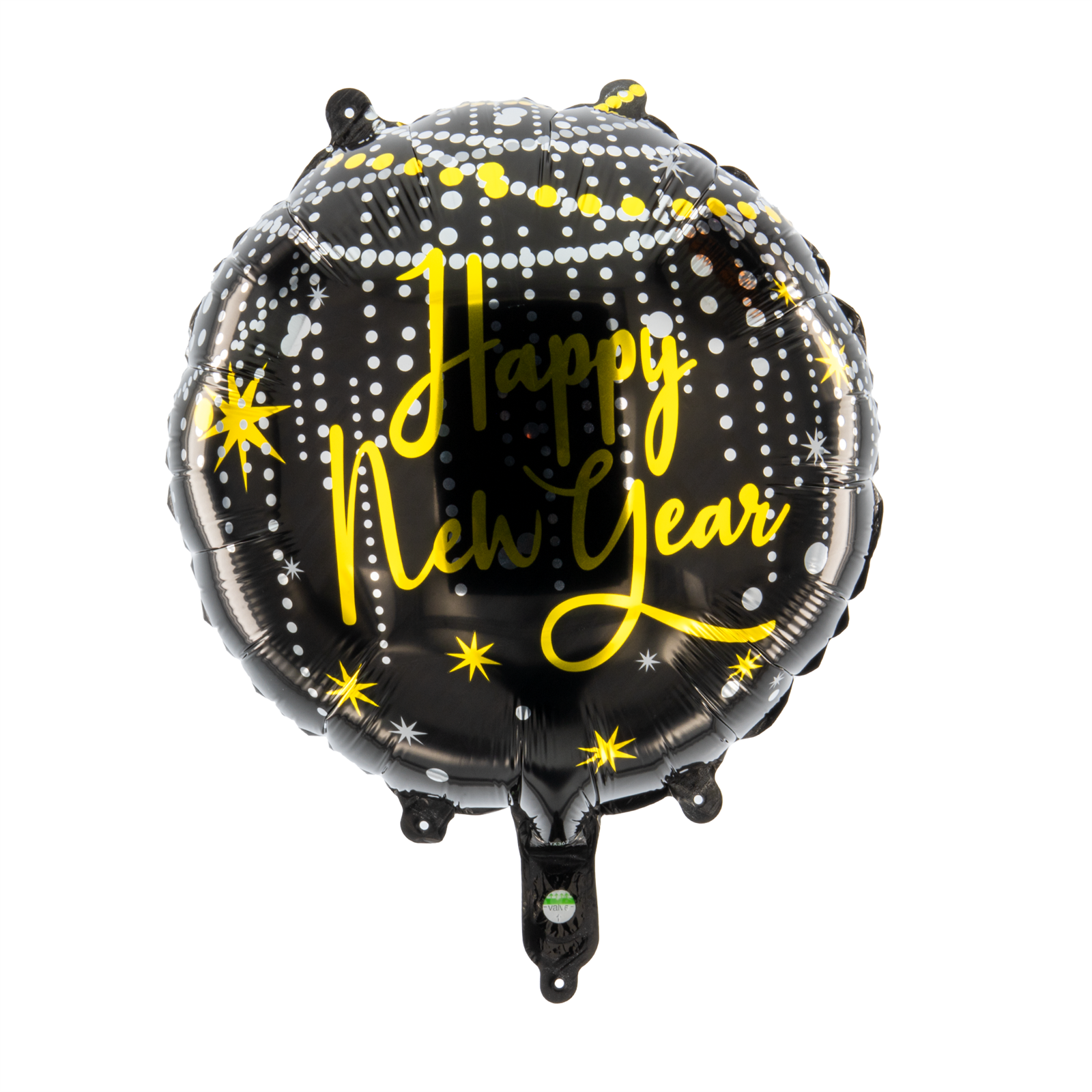 Folienballon Rund Happy New Year Ketten 45cm 1