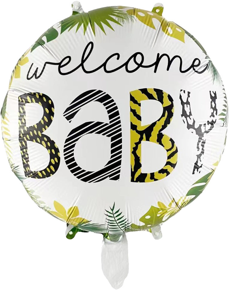 Folienballon Rund Welcome Baby 45cm 1