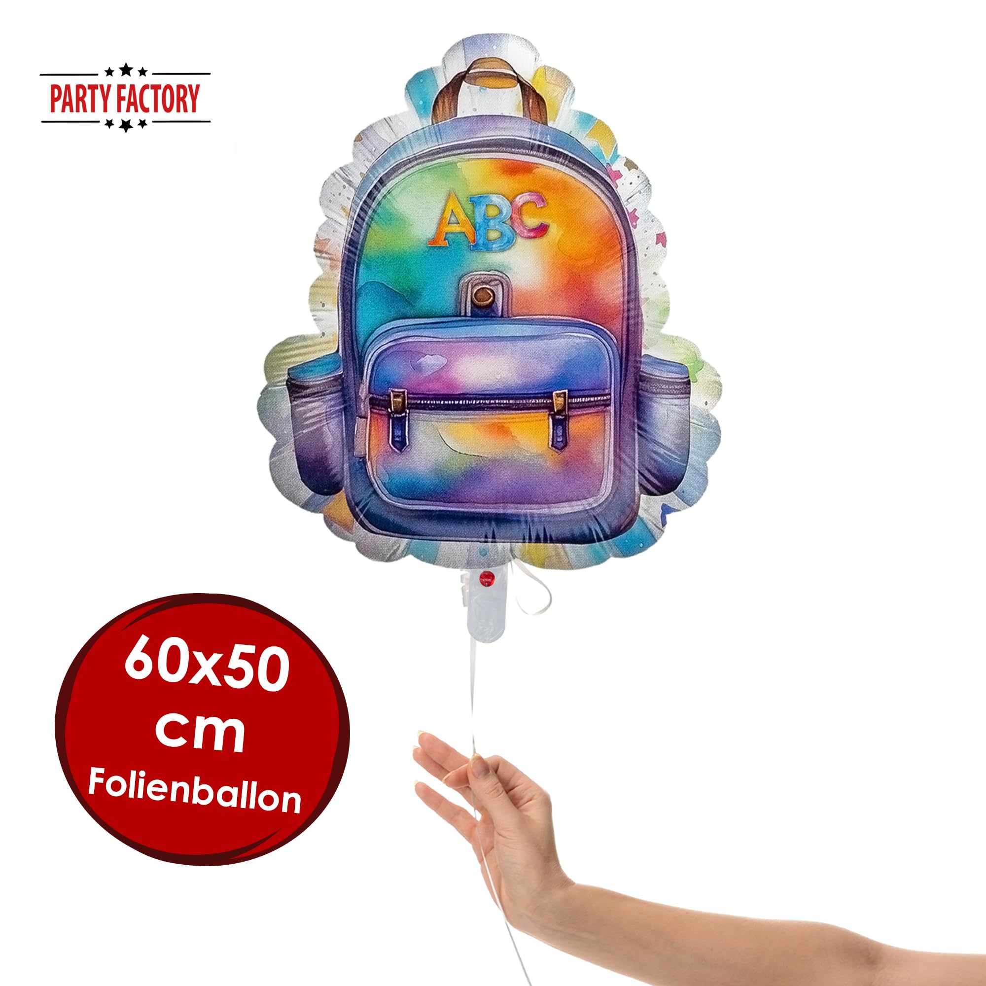 Folienballon Back to school Rucksack 50 x 60 cm 11