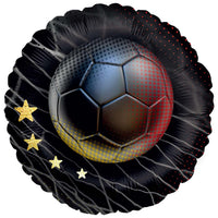 Fußball WM Folienballon Rund Deutschland 4 Sterne ⌀45 cm EM Party Deko
