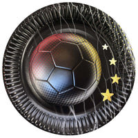 Fußball WM Pappteller Deutschland 4 Sterne 23 cm 8er Set Party Deko