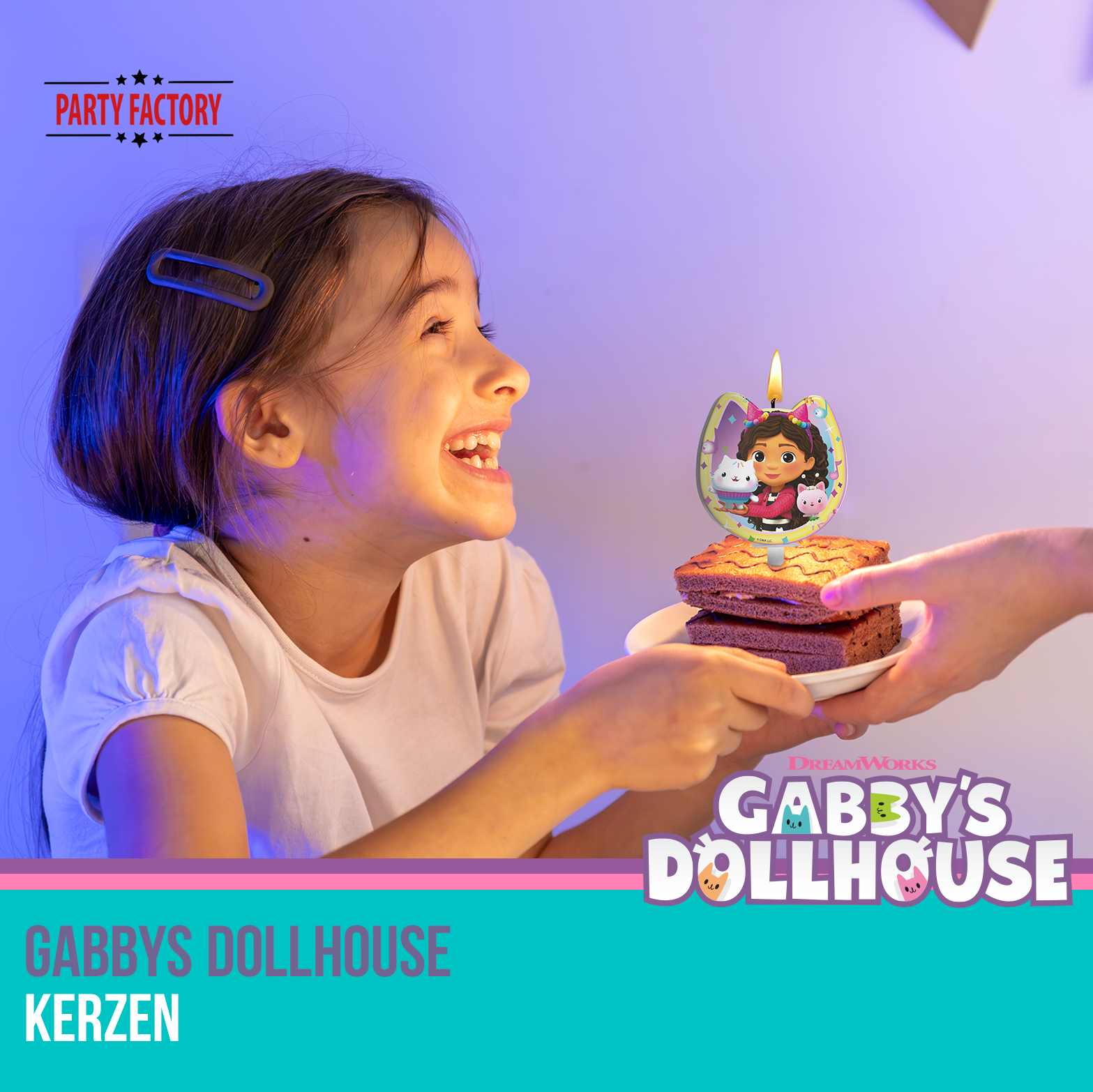 Gabby’s Dollhouse Geburtstagskerzen 4 Stück 5