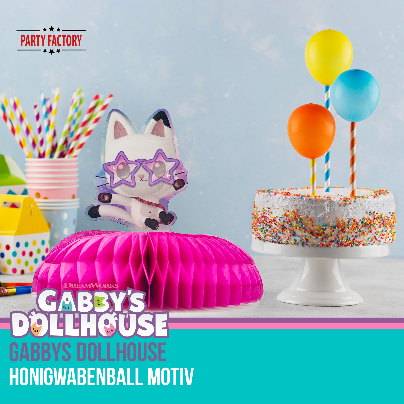 Gabby’s Dollhouse Honigwabenball Motiv 3 Pandy 3