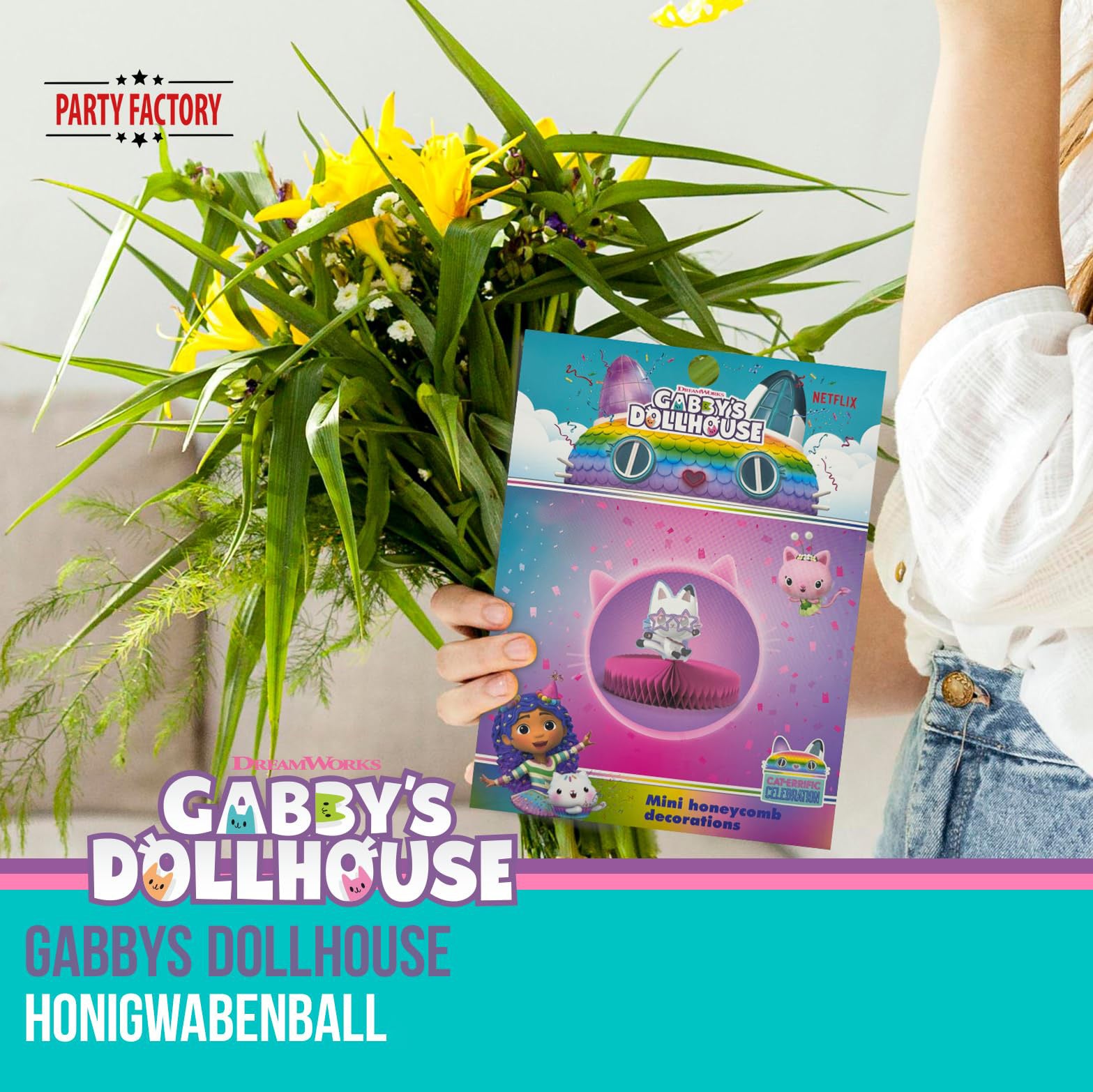 Gabby’s Dollhouse Honigwabenball Motiv 3 Pandy 4