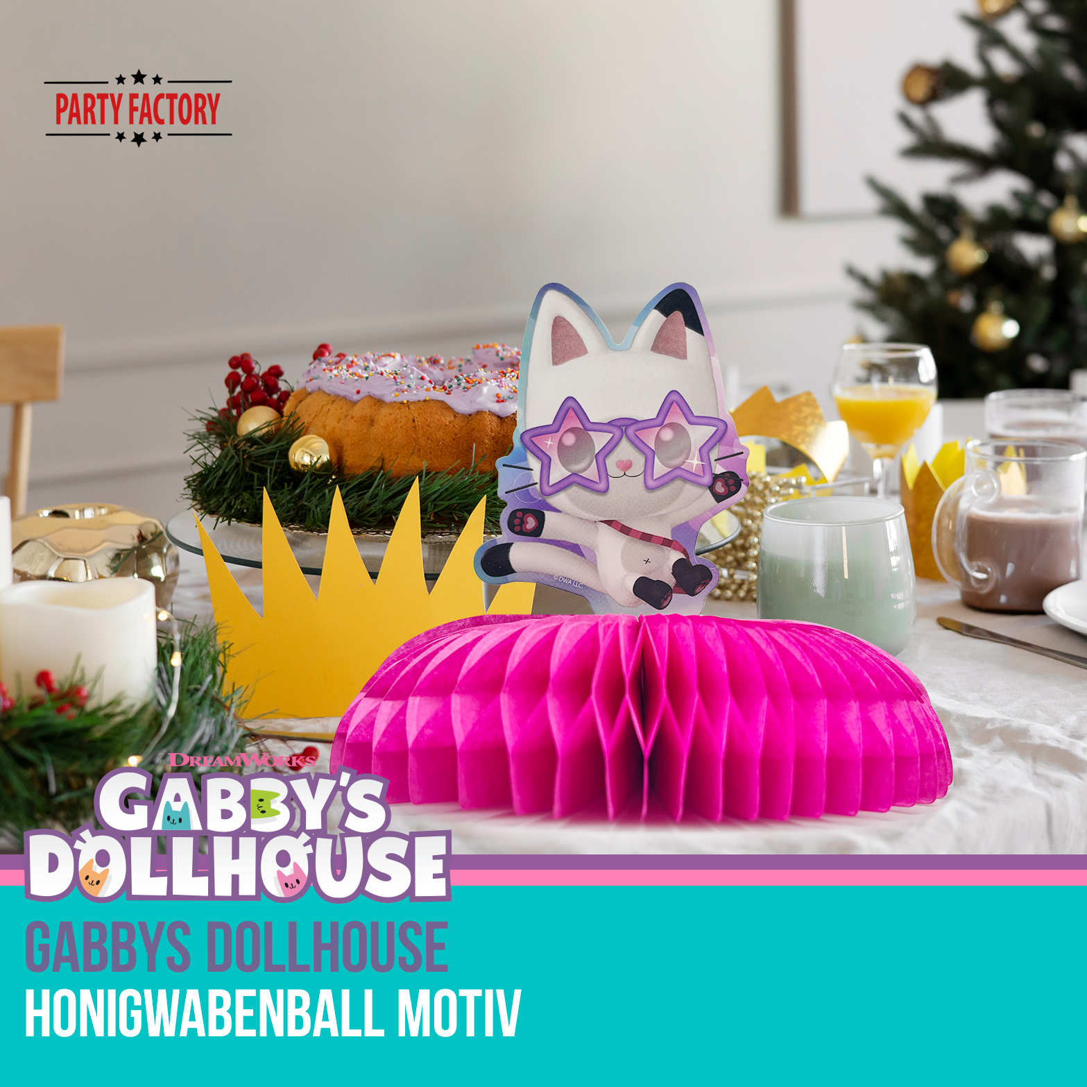 Gabby’s Dollhouse Honigwabenball Motiv 3 Pandy 5