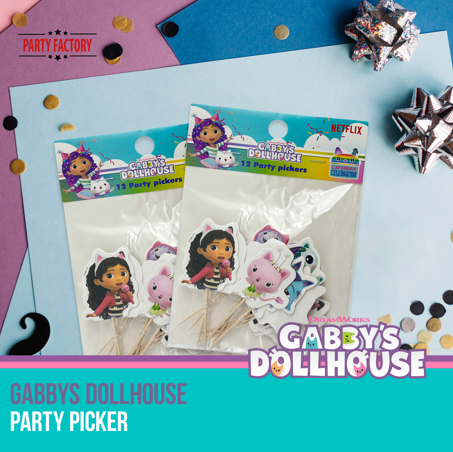 Gabby’s Dollhouse Party Picker 12 Stück 6