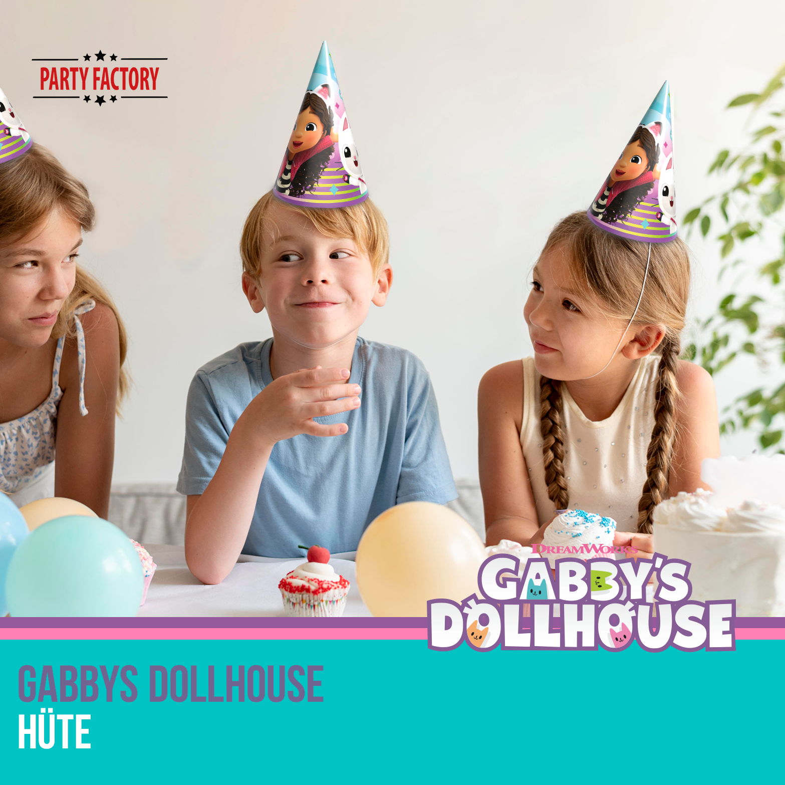 Gabby’s Dollhouse Partyhüte 10 Stück 2