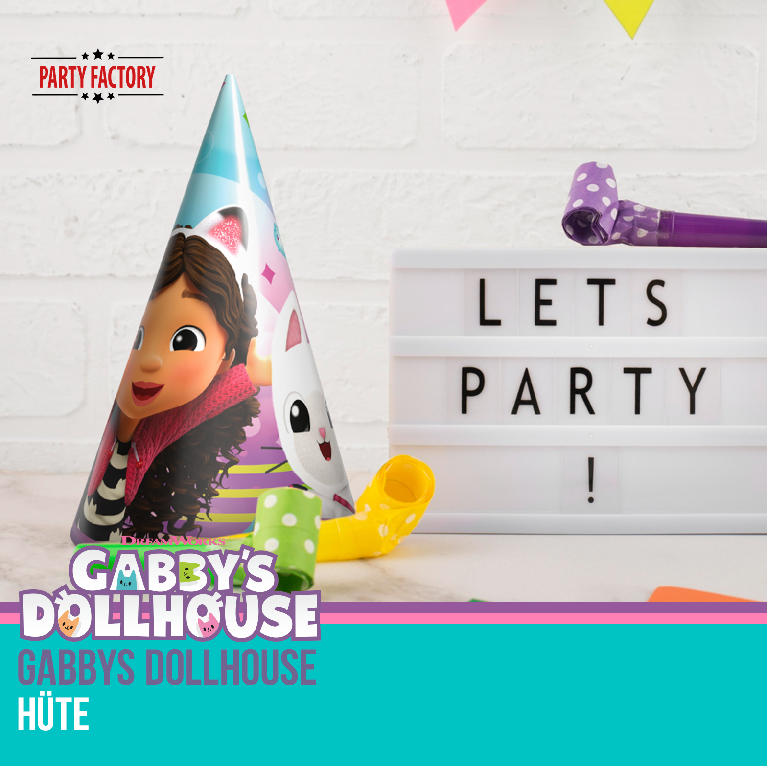 Gabby’s Dollhouse Partyhüte 10 Stück 3