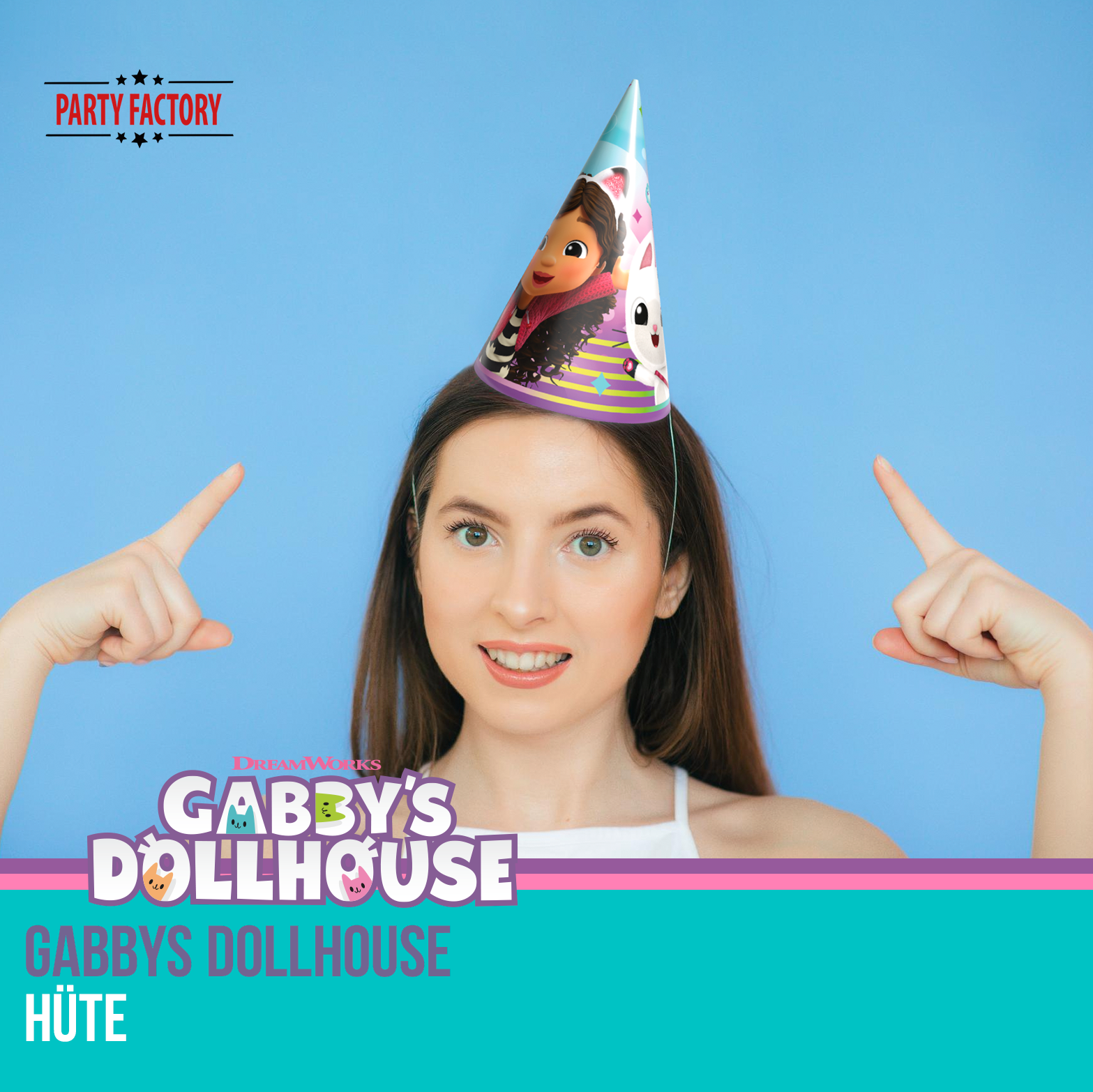 Gabby’s Dollhouse Partyhüte 10 Stück 4