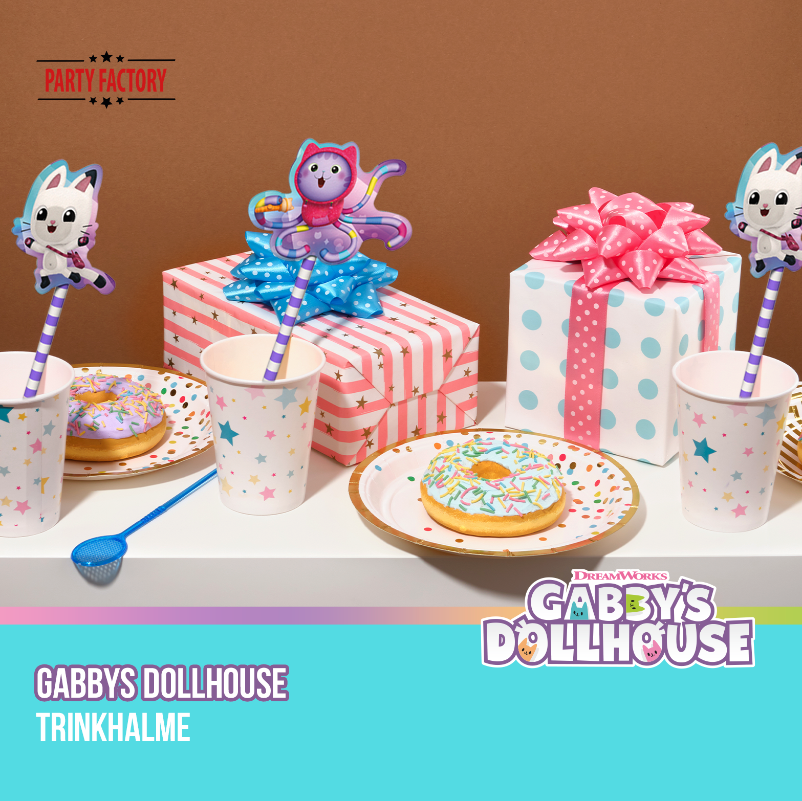 Gabby’s Dollhouse Trinkhalme 8er 4