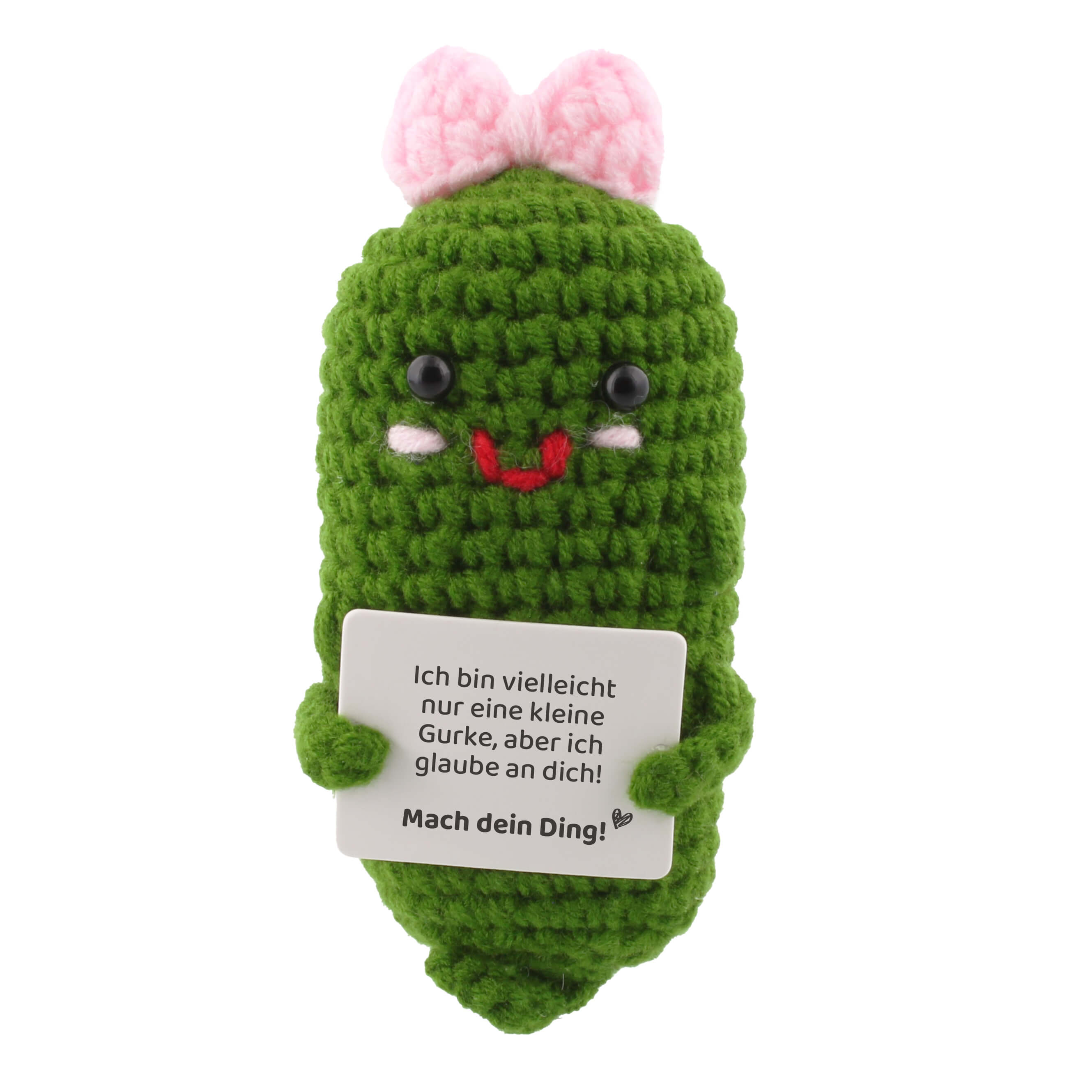 Gemüse Buddy Gurke mit Schleife für Veggie Freunde und mehr