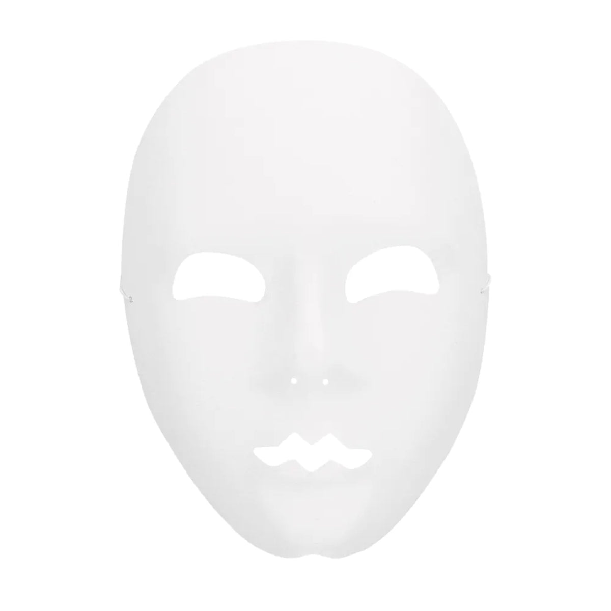 Gesichtsmaske Pantomime weiß – neutrale Maske für Karneval, Theater & Party 4