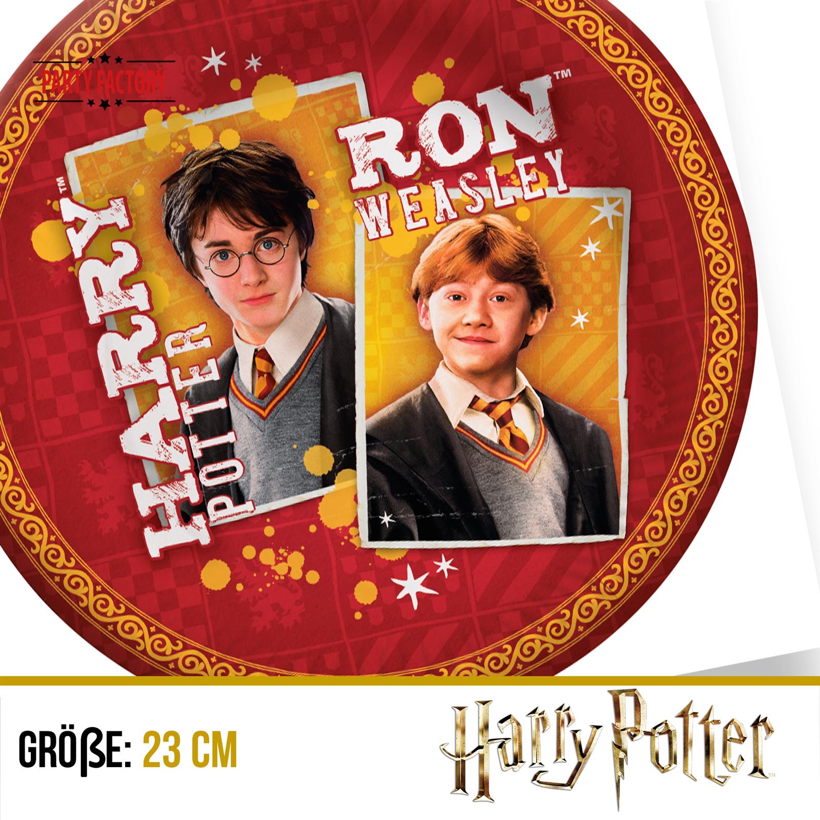 Harry Potter Papp-Teller 23 cm 10 Stück 3