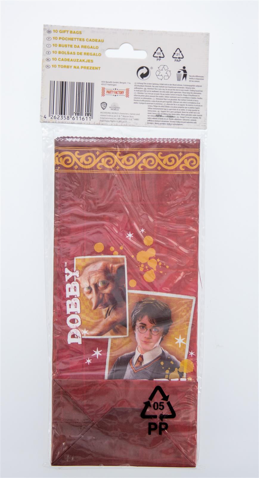 Harry Potter Party-Tüte Papier inkl. Sticker 10 Stk. 3