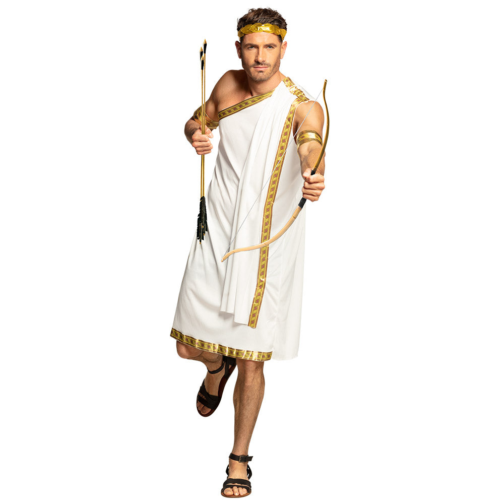 Herren Kostüm Eros 2-teilig Götter-Outfit mit Tunika Gürtel M/L 1
