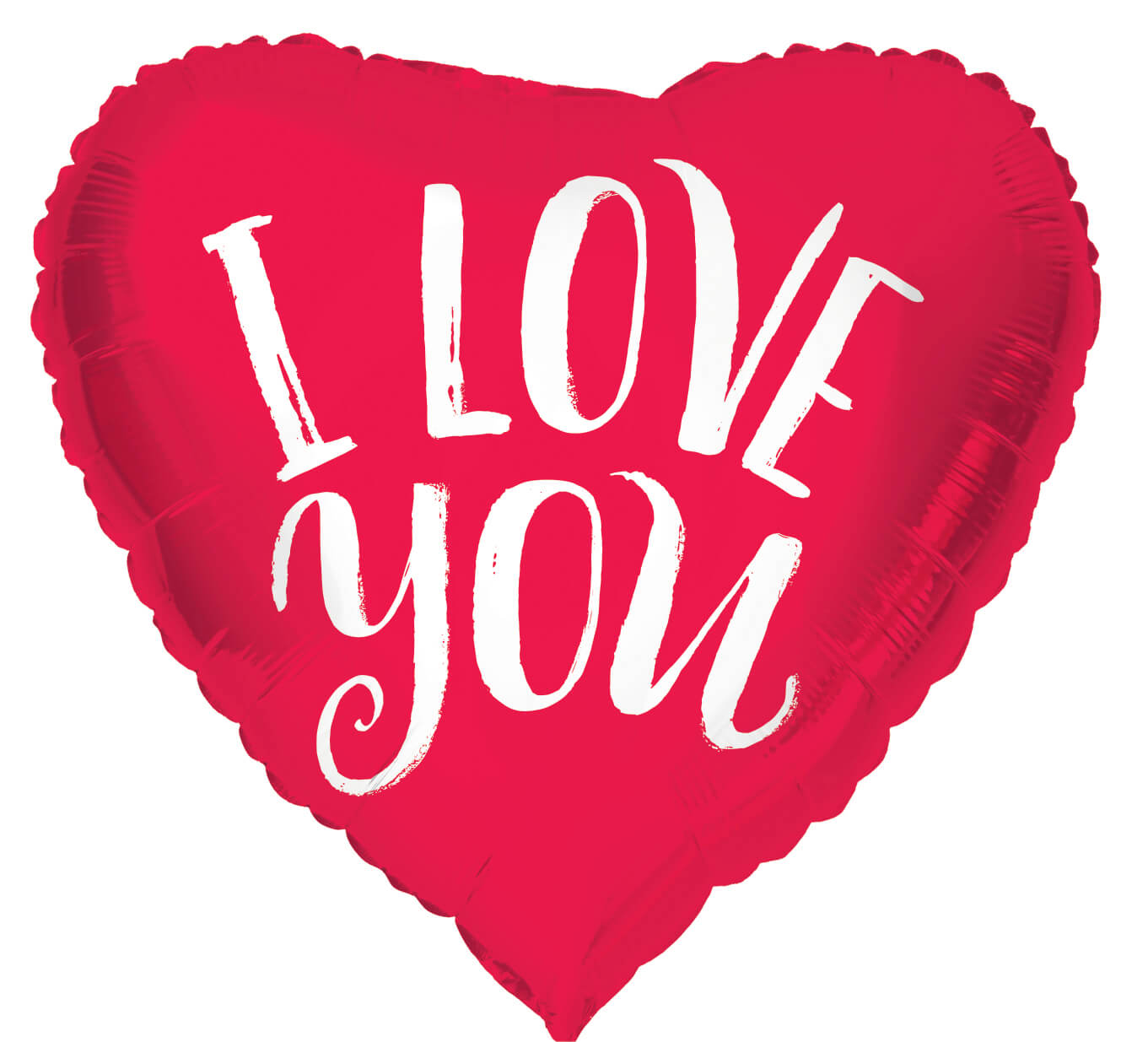 Herz Folienballon I love You rot 45cm Ballon Liebe Hochzeit Antrag Valentinstag