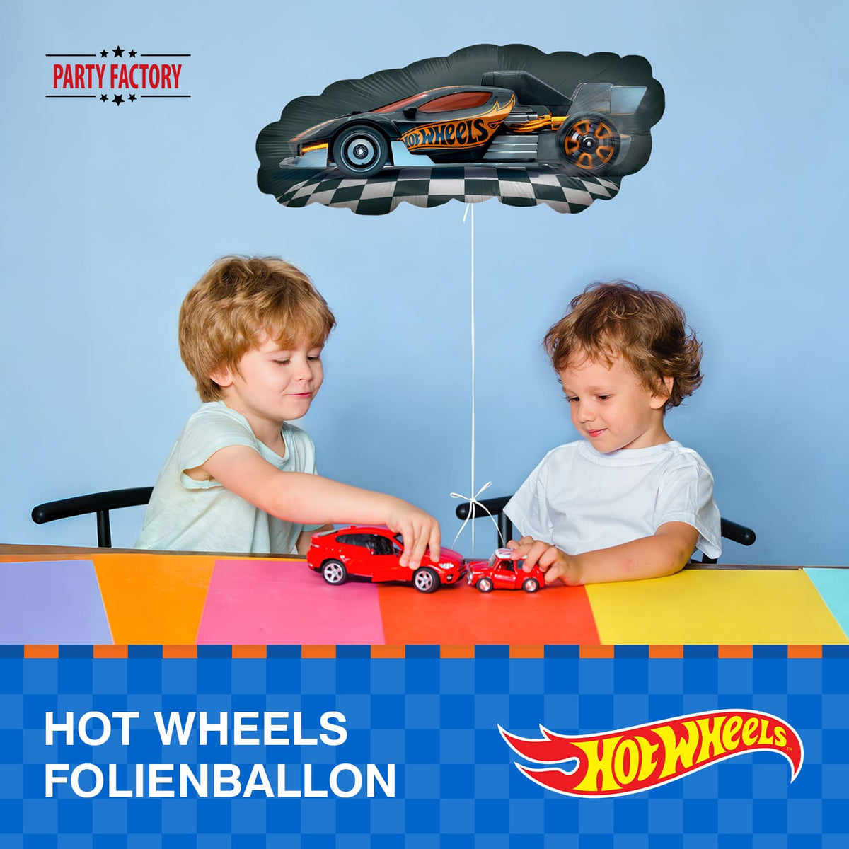 Hot Wheels Folienballon 66 x 37 cm Shape Rennwagen 2