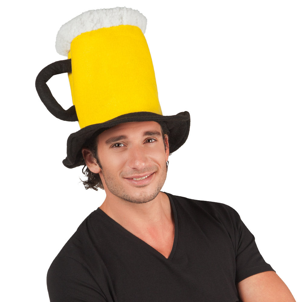 Hut Bier lustiger Partyhut in Bierkrug-Form für Oktoberfest