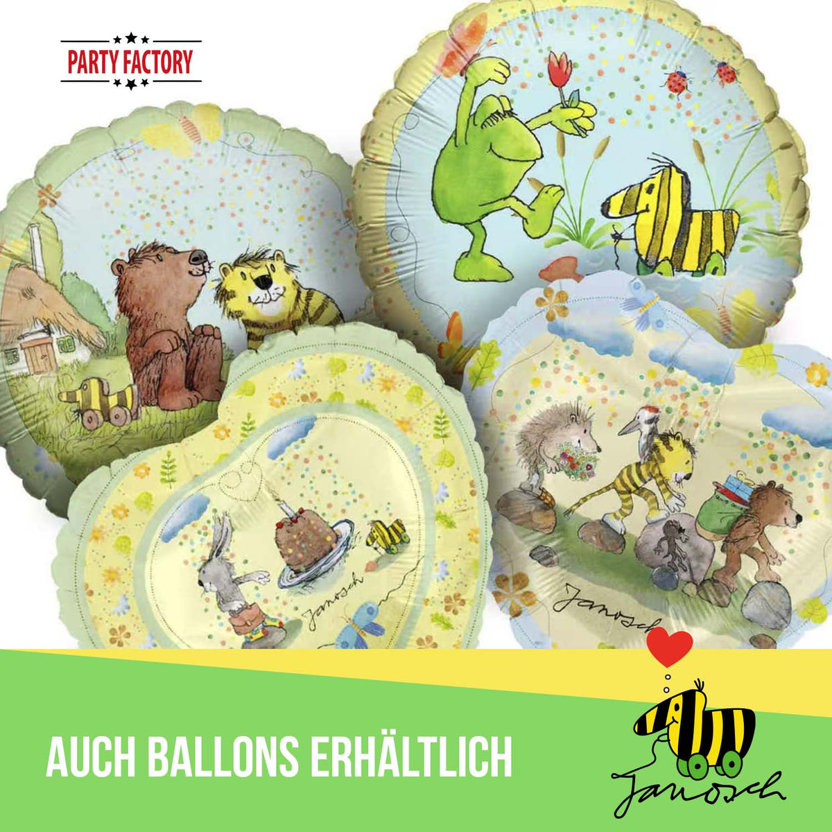 Janosch pastellig Servietten 3-lagig 20er 5