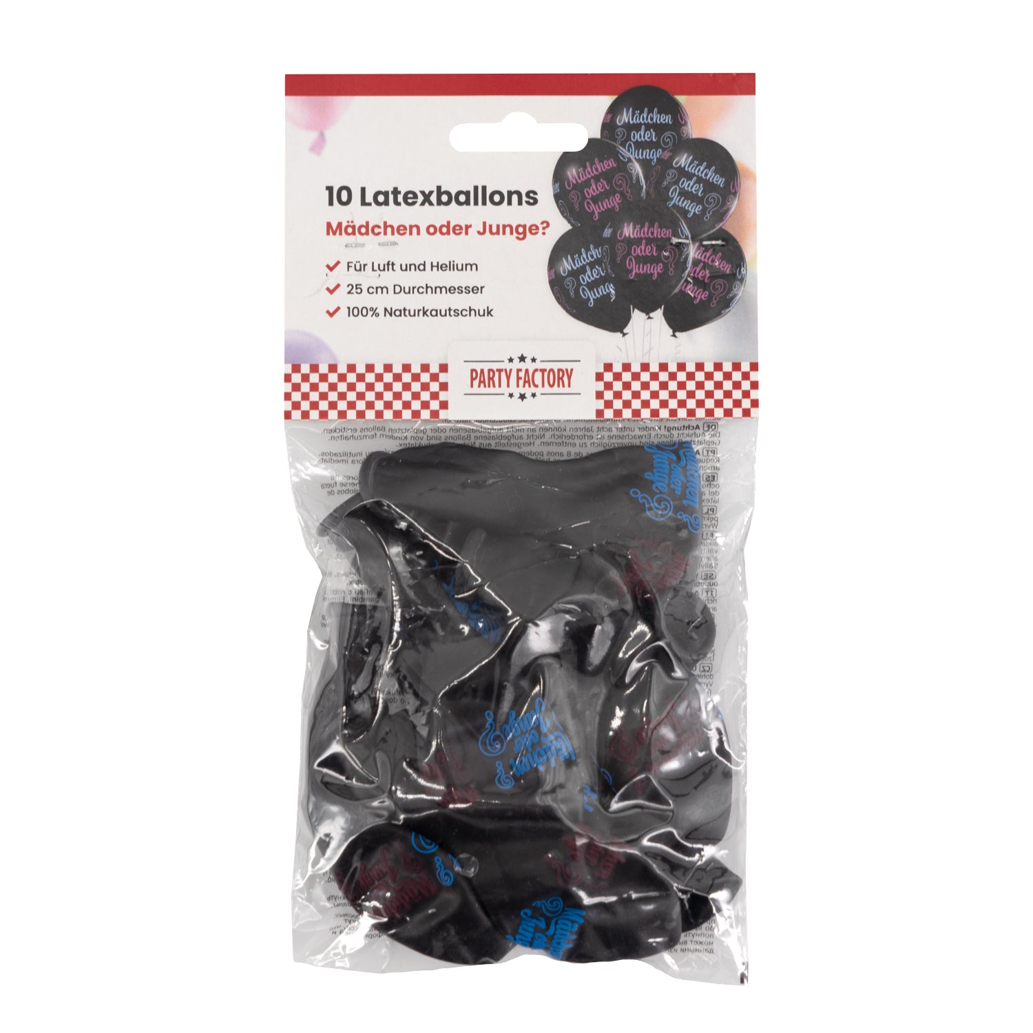 Latexballons 10er Pack Boy or Girl