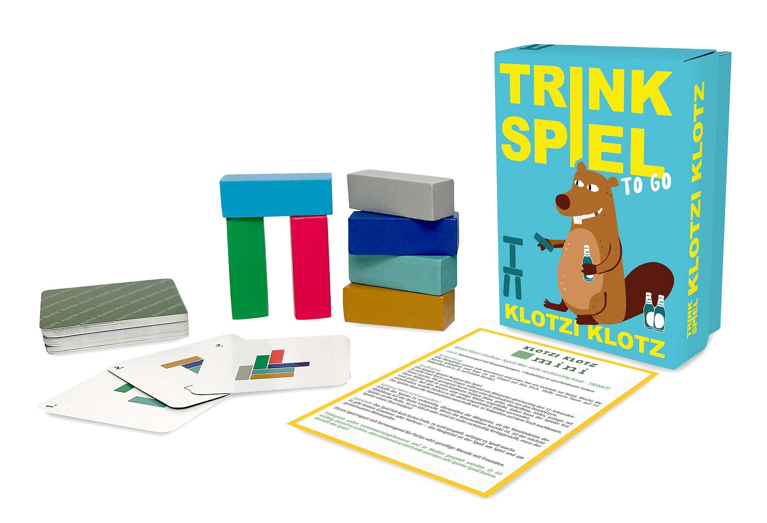 Mini Trinkspiel Klotzi Klotz 1