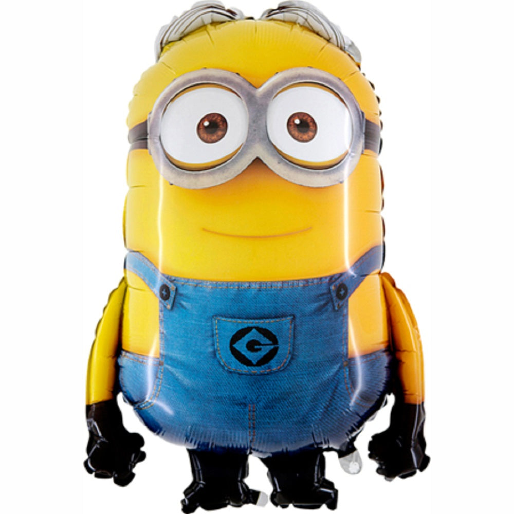 Minions Shape Folienballon Dave 83cm Ballon Comic für Kinder