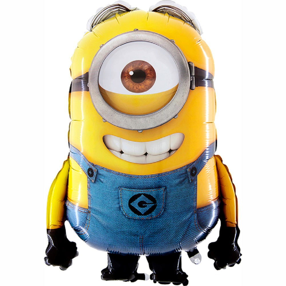 Minions Shape Folienballon Stuart 83cm Ballon für Kinder Comic
