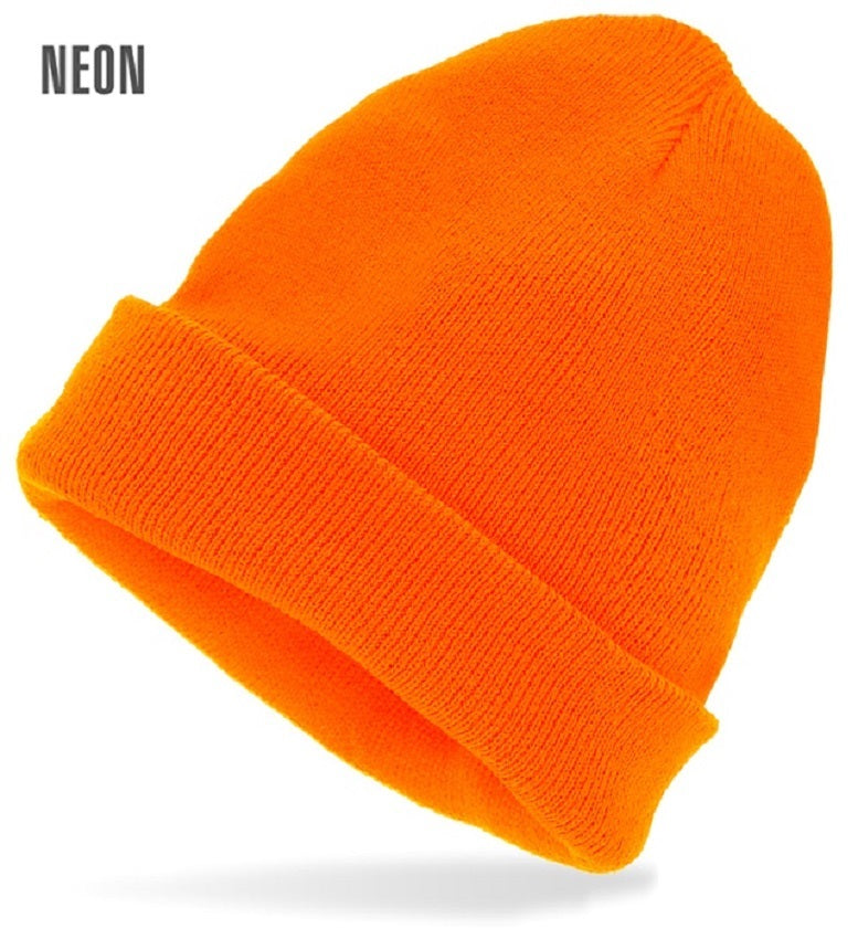 Mütze Beanie in Wolloptik Strickmütze in 80er Jahre Look 4