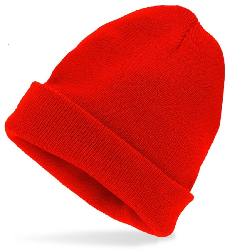 Mütze Beanie in Wolloptik Strickmütze in 80er Jahre Look 6