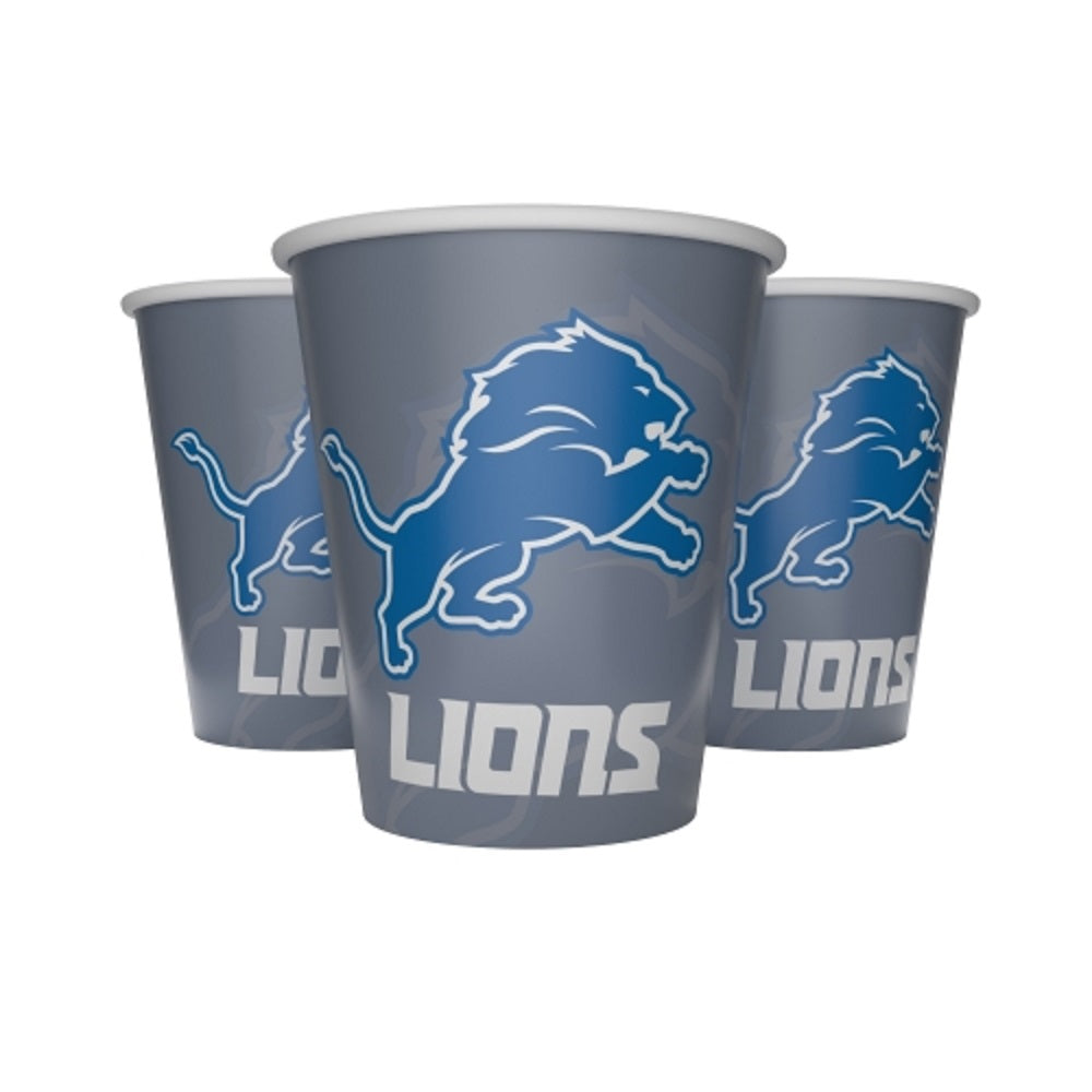 NFL Detroit Lions Pappbecher 250 ml 8er