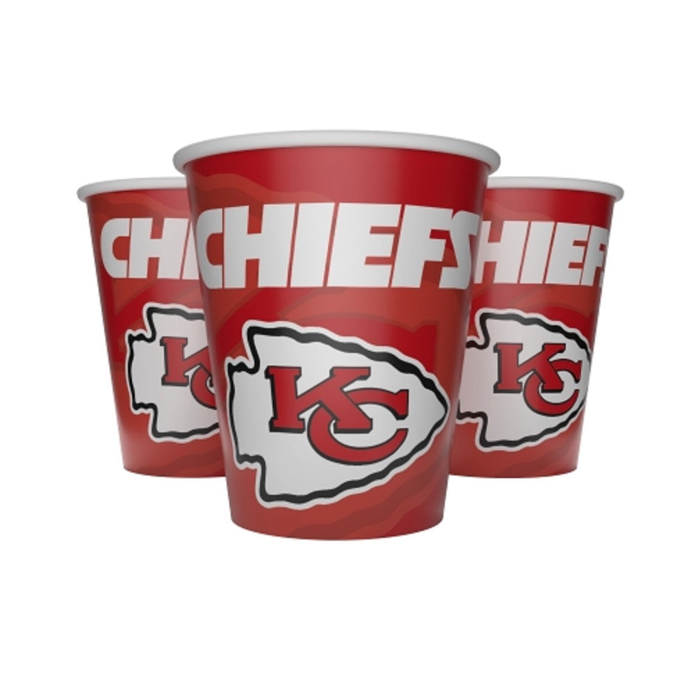 NFL Kansas City Chiefs Pappbecher 250 ml 8er