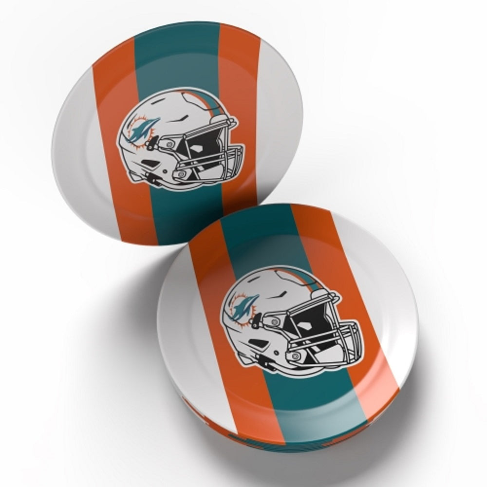 NFL Miami Dolphins Pappteller 23 cm 8er