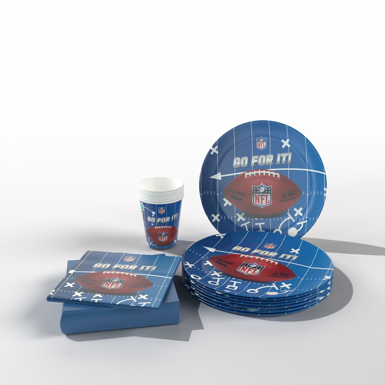 NFL Party-Set 32-teilig Geschirr-Set 1