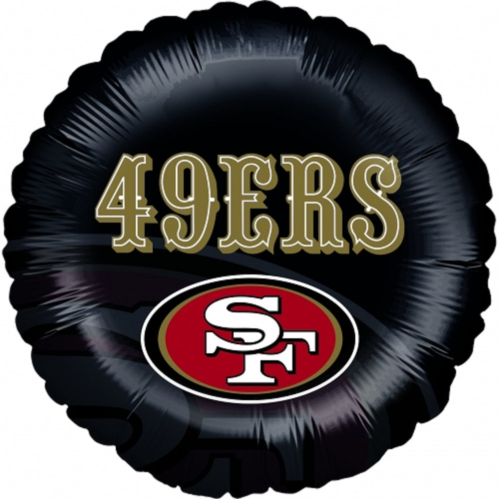 NFL San Francisco Folienballon rund 45 cm