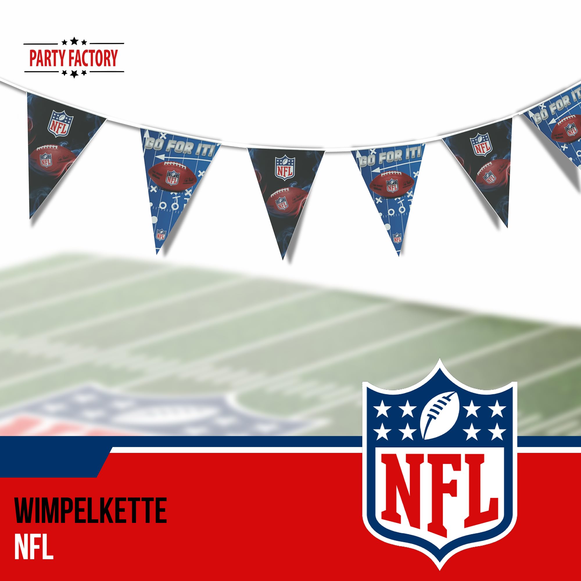 NFL Wimpelkette 5m 2